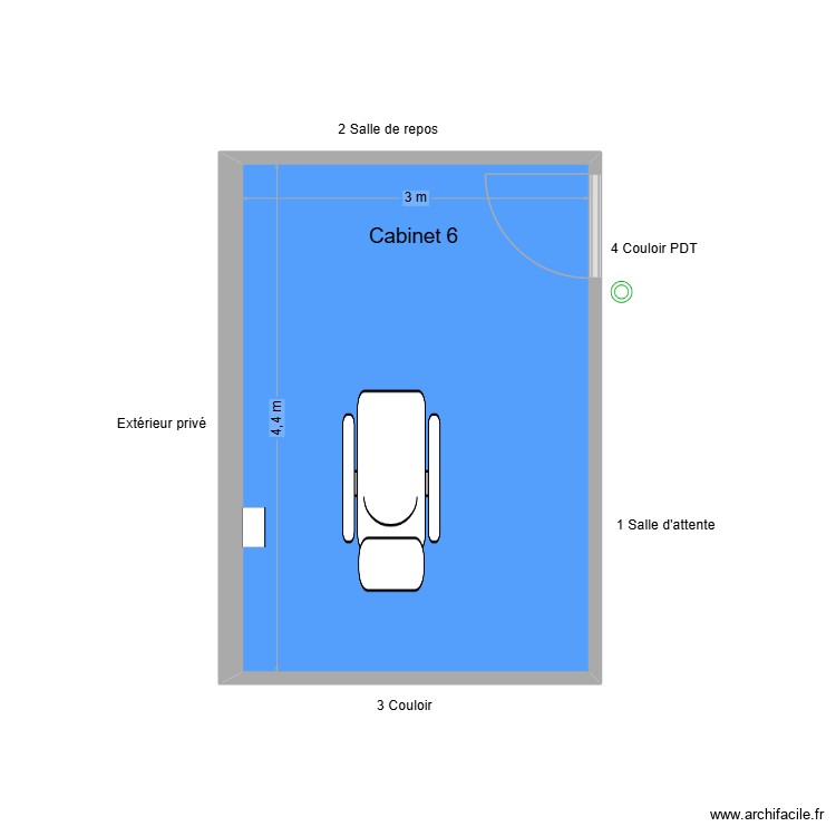 30897 Cabinet 6. Plan de 0 pièce et 0 m2