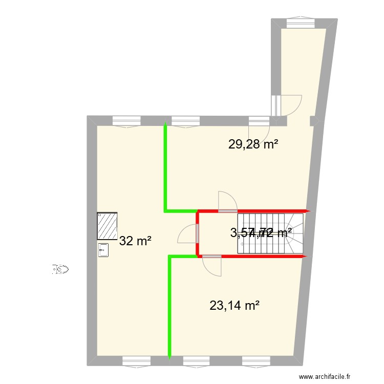 CELESTINS. Plan de 15 pièces et 382 m2