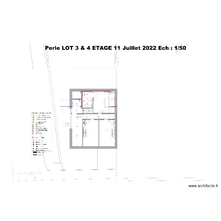 A2M-lot4 etage. Plan de 0 pièce et 0 m2