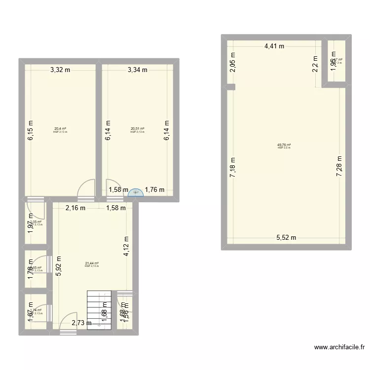 Bureau Al ksar 2. Plan de 8 Pièces et 119 m² Bureau Al ksar 2. Plan de 8 Pièces et 119 m²