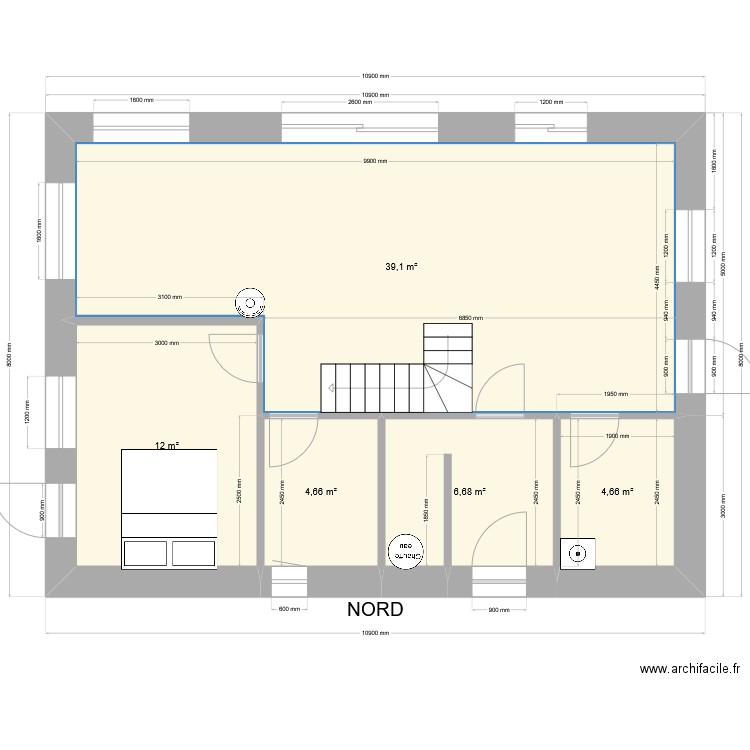 VBARB RDC 1. Plan de 10 pièces et 139 m2