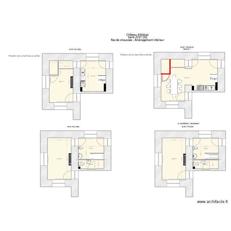 ASJ-Cuisine. Plan de 9 pièces et 93 m2