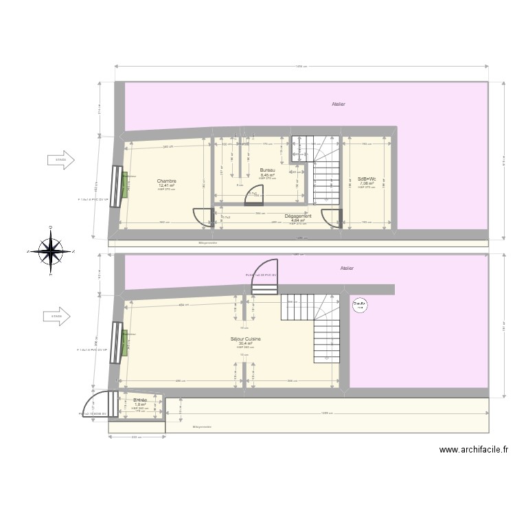 ML24004761 CLUZE Julien. Plan de 10 pièces et 151 m2