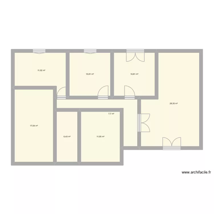Jousseaume initial. Plan de 