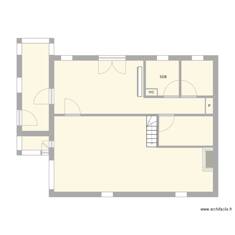 maison. Plan de 0 pièce et 0 m2
