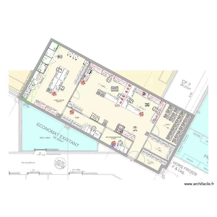 LA RAVOIRE V5. Plan de 