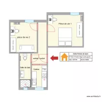 plan 9 P Bert 2 Pourtour &eacute;tage 2 porte gauche