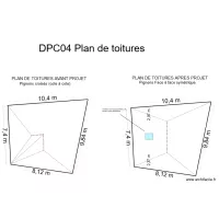 plan de toiture surelevation bois
