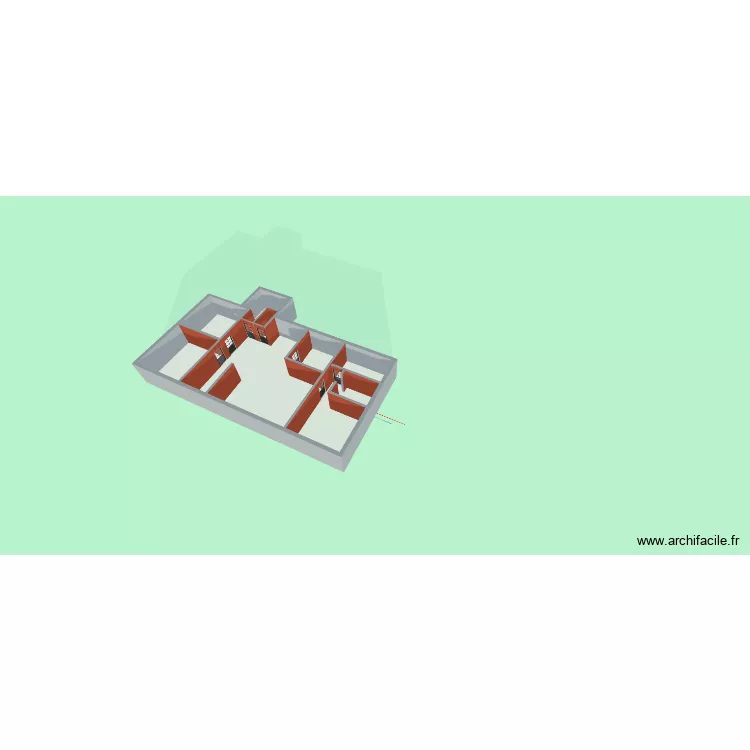 Plan maison Iness et Baptiste V2. Plan de 7  et 190 m²