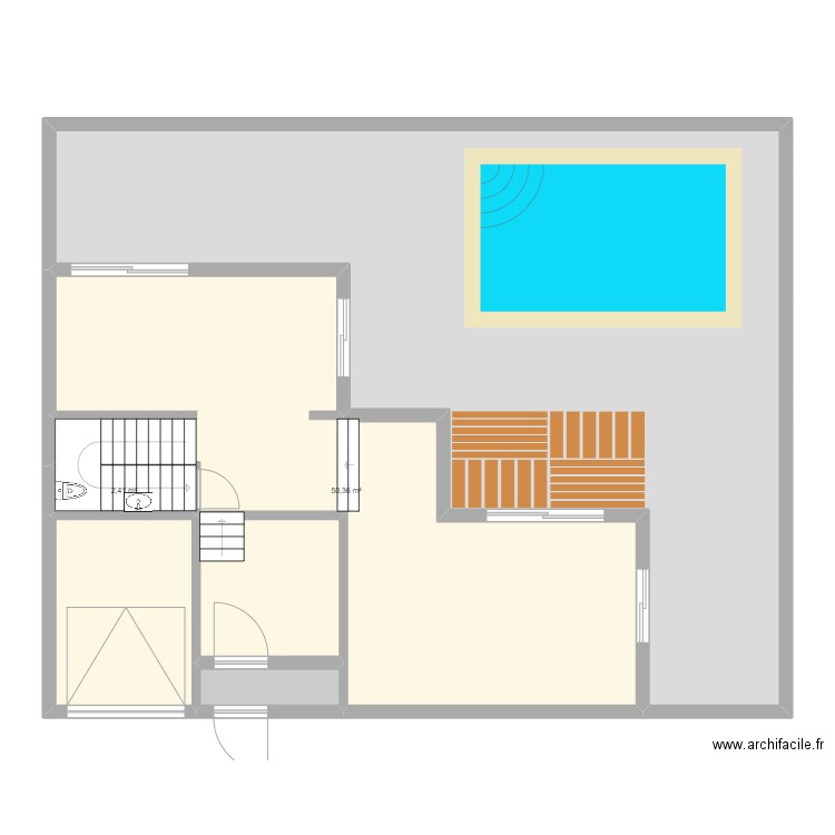 Quatorzz. Plan de 6 pièces et 164 m2