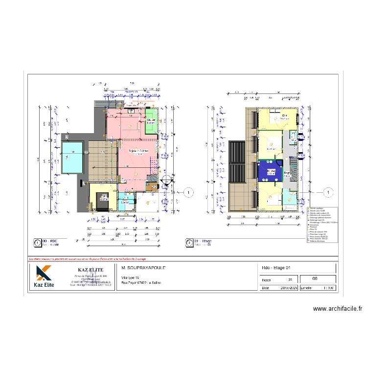 PLAN ELEC SOUPRAYAPOULE. Plan de 0 pièce et 0 m2