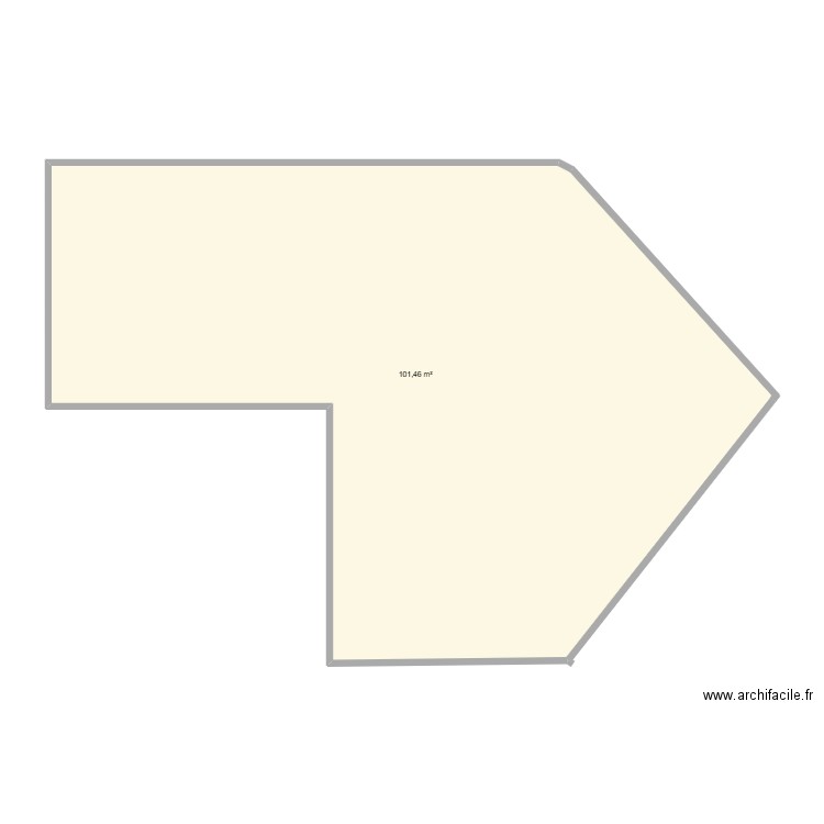 Rozambidou. Plan de 1 pièce et 101 m2