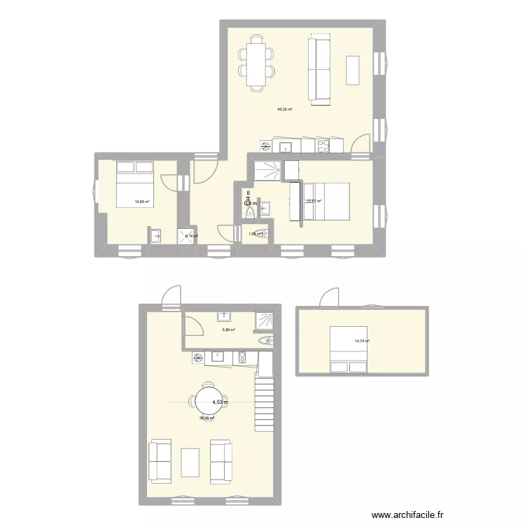 Muro Test 1. Plan de 8 et 127 m² Muro Test 1. Plan de 8 et 127 m²