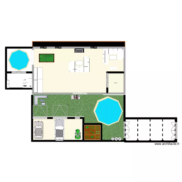 MILANH LE RICHE. Plan de 4 et 150 m² MILANH LE RICHE. Plan de 4 et 150 m²