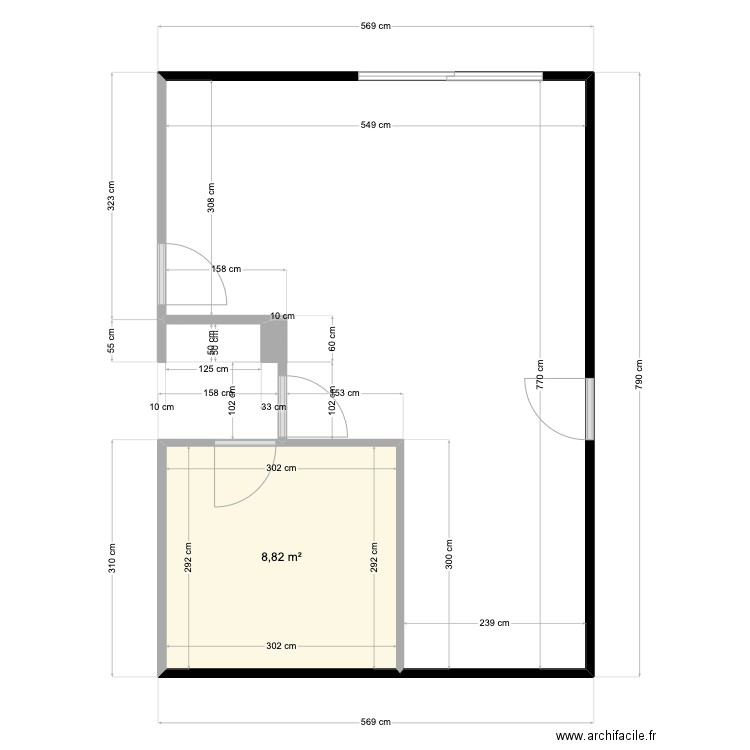 Bureau 2. Plan de 0 pièce et 0 m2