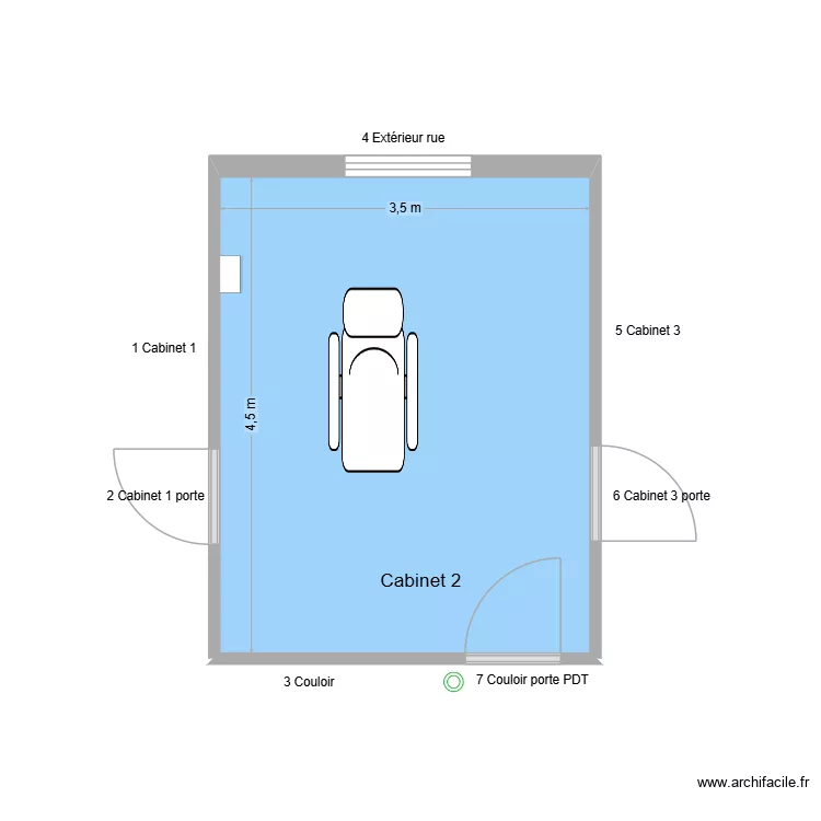31370 Cabinet 2. Plan de 1 et 16 m² 31370 Cabinet 2. Plan de 1 et 16 m²