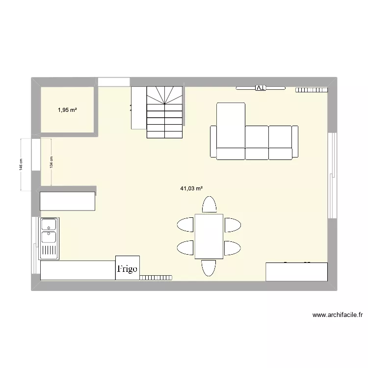 Maison. Plan de 