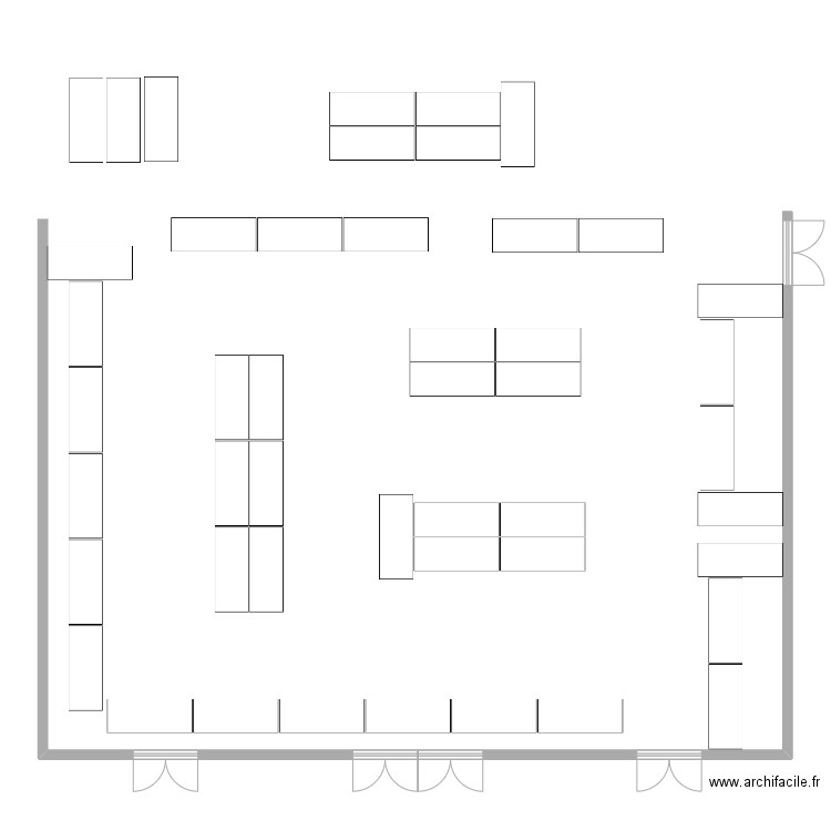 Salle Montalivet 2. Plan de 0 pièce et 0 m2