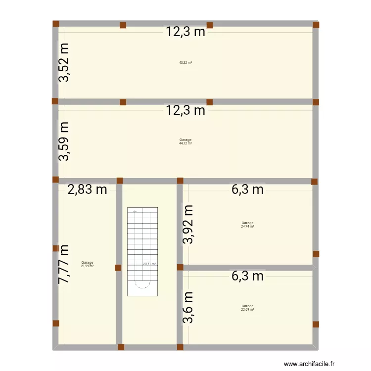 gouader 1. Plan de 6 et 178 m² gouader 1. Plan de 6 et 178 m²