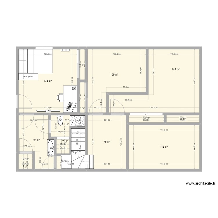 sous sol 3. Plan de 0 pièce et 0 m2