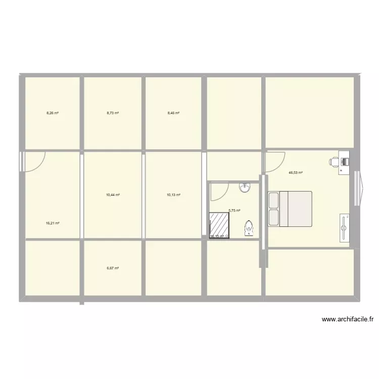 PRIX ETAGE b. Plan de 10 Pièces et 144 m² PRIX ETAGE b. Plan de 10 Pièces et 144 m²