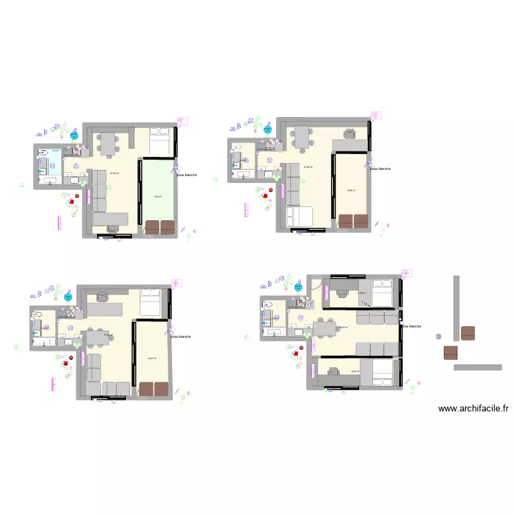 etage 2. Plan de 13 et 218 m² etage 2. Plan de 13 et 218 m²