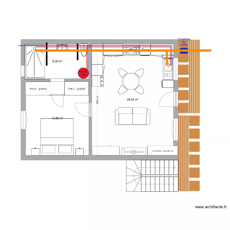 13-02-2025 - Appartements 8 x 6 Eau. Plan de 13-02-2025 - Appartements 8 x 6 Eau. Plan de