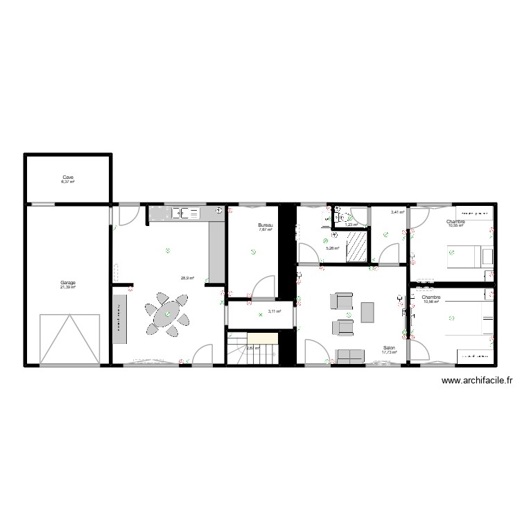 GUIBRAY ELEC. Plan de 0 pièce et 0 m2