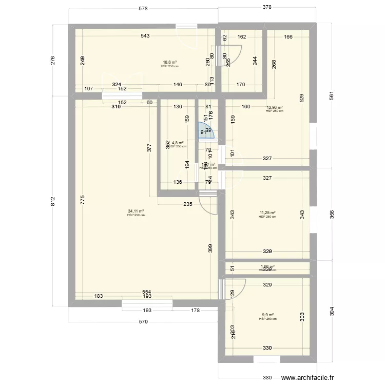 Plan FINAL - Maison Principale. Plan de 