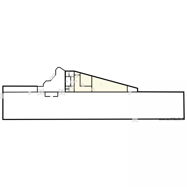 Biblioth&egrave;que Pierre Perret. Plan de 
