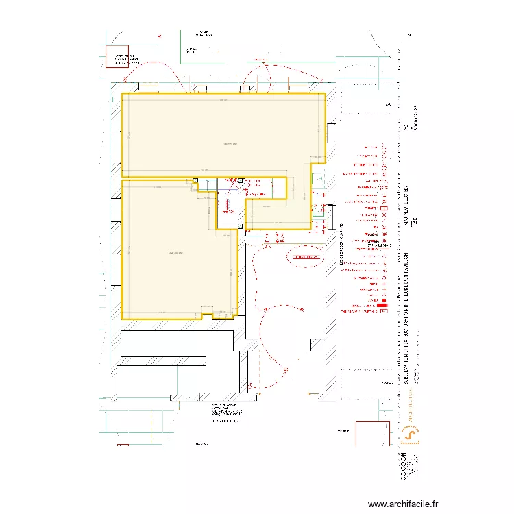 St&eacute; COTRA France. Plan de 