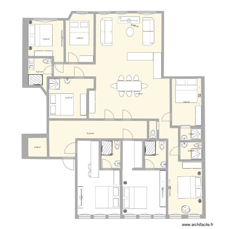 Bizot plan 3&egrave;me. Plan de 0 pièce et 0 m2