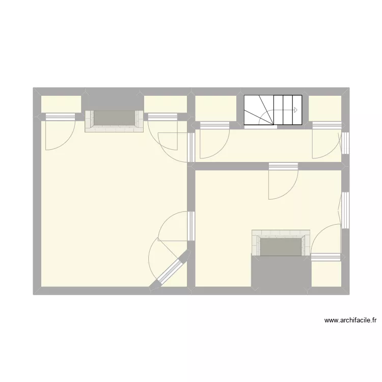 LANGLOIS - LOUVIERS. Plan de 