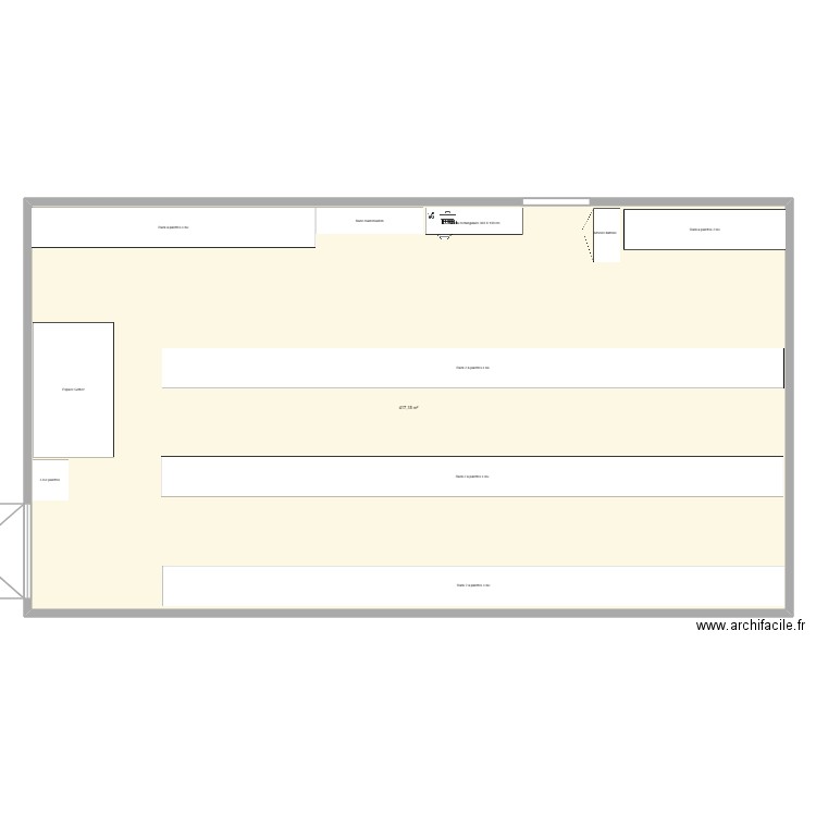 Plan 3Bis. Plan de 1 pièce et 417 m2