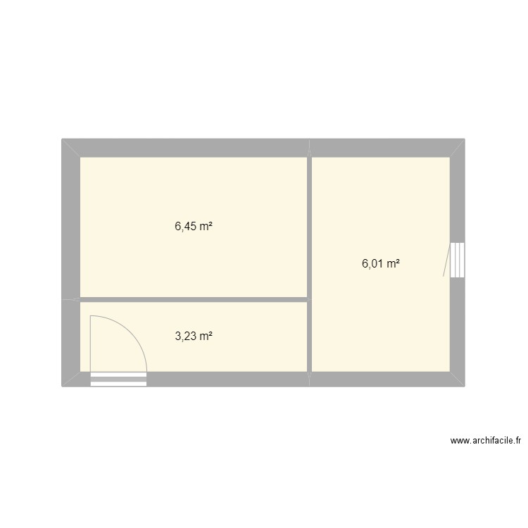 Poulailler_ V3. Plan de 3 pièces et 16 m2