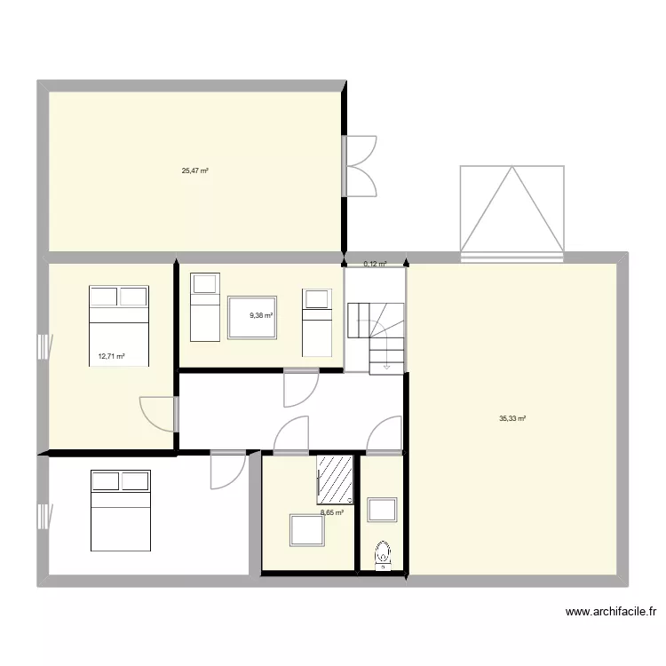 etage. Plan de 