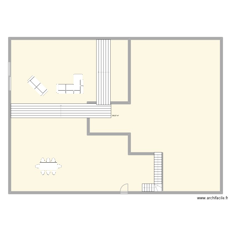 future maison. Plan de 1 pièce et 338 m2