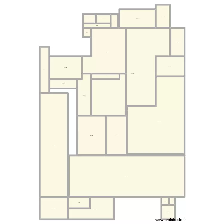 labo. Plan de 28  et 1110 m²