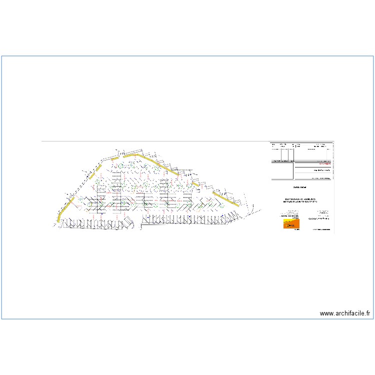 Topo Existant. Plan de 0 pièce et 0 m2