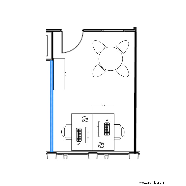 bureau rso budget. Plan de 0 pièce et 0 m2