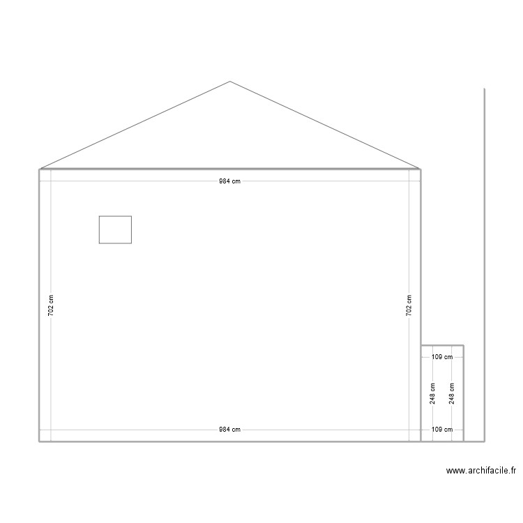 FACADE. Plan de 0 pièce et 0 m2