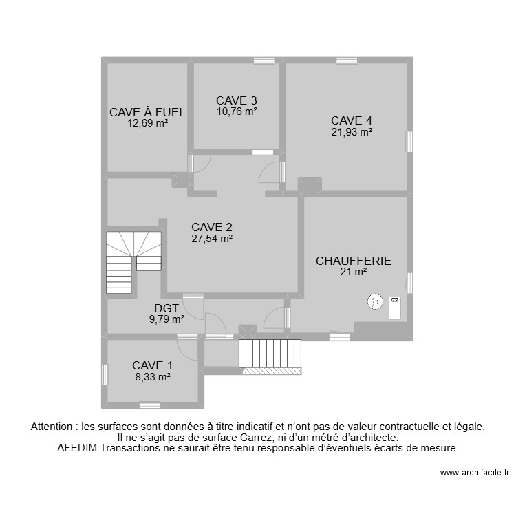BI 29038. Plan de 48 pièces et 367 m2