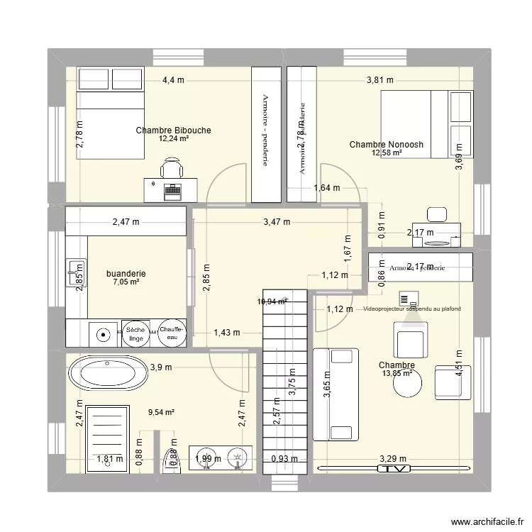 1ER FINAL. Plan de 6 et 66 m² 1ER FINAL. Plan de 6 et 66 m²