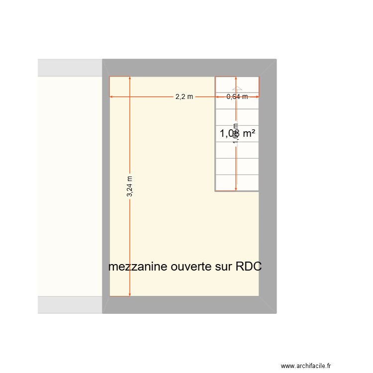 yerevan market avant  travaux. Plan de 4 pièces et 30 m2