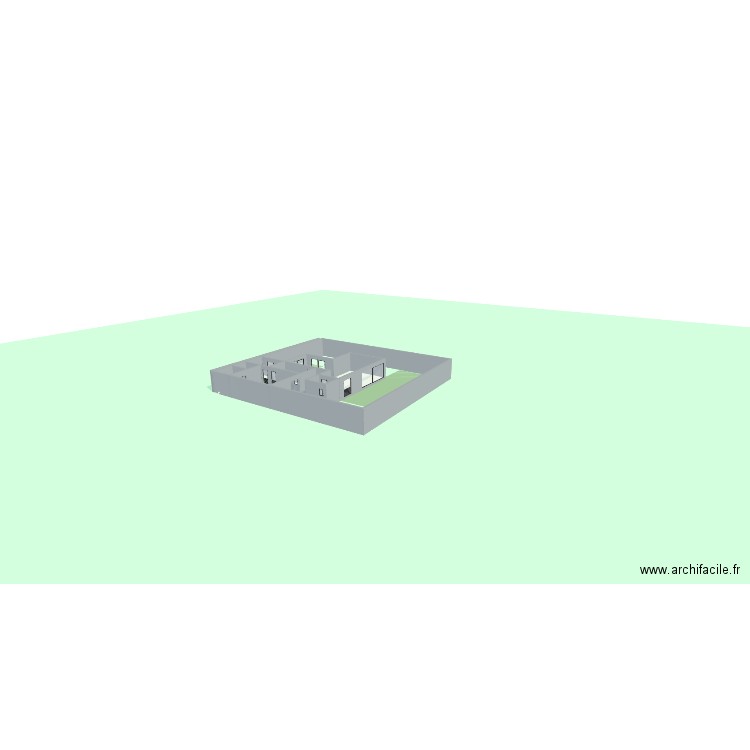 yakro jumele^v2. Plan de 6 pièces et 97 m2