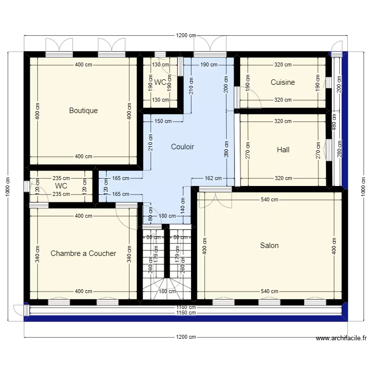 Plan de Terrain 12m x 10m Client 41 26 52 75 V2. Plan de 