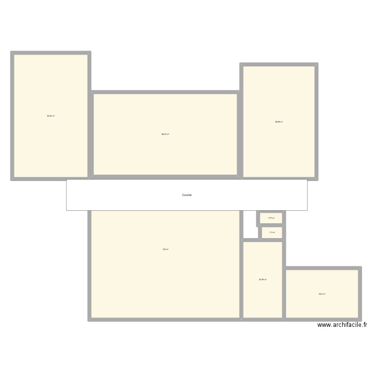 erdytdsgfs. Plan de 8 pièces et 386 m2