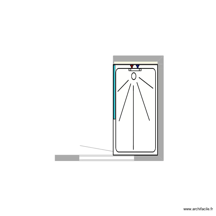 Sdb Chabrol Rdc. Plan de 