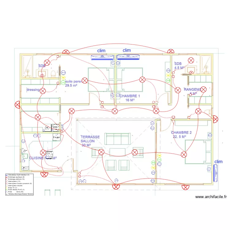 plan de la dame . Plan de 