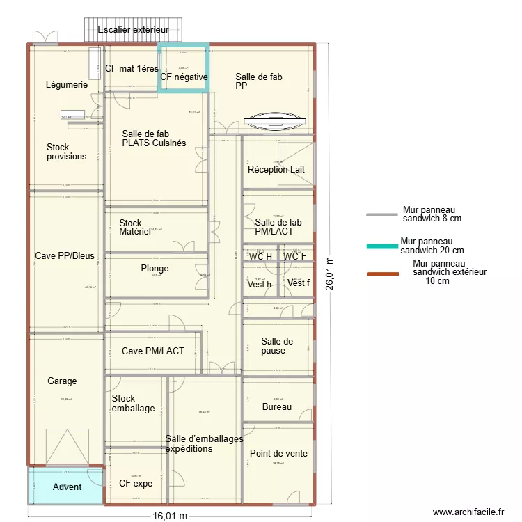 FRMOAGERIE PLAN 2B. Plan de 